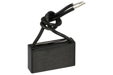 Capacitor; motor; CBB61; 0,8uF; 450V AC; 14x28x37mm; with cables; Shenge; RoHS
