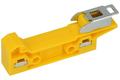 Rail mounting bracket; WM35 45-2201; 11mm; polyamide; yellow; Pokój; RoHS