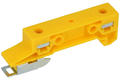 Rail mounting bracket; WM35 45-2201; 11mm; polyamide; yellow; Pokój; RoHS