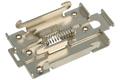 Rail mounting bracket; TS35P; 44mm; nickel-plated steel; gray; RoHS