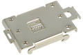 Rail mounting bracket; TS35P; 44mm; nickel-plated steel; gray; RoHS