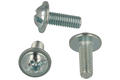 Screw; A-S-M3/10/8; M3; 8mm; 10mm; spherical; philips (+); galvanised steel; flange