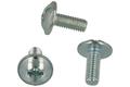 Screw; A-S-M4/13/10; M4; 10mm; 13mm; spherical; philips (+); galvanised steel; flange
