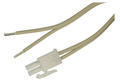 Cable; power supply; B-PSC-2x0,5-3  12430-3120; wires; 3m; white; 2 cores; 0,50mm2; Breve; flat; RoHS