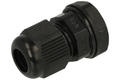Cable gland; AG-12; polyamide; IP68; black; M12; 3÷6,5mm; 12,0mm; with metric thread; KSS Wiring; RoHS