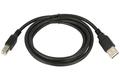 Kabel; USB; USBA/USBB1.5; wtyk USB-A; Wtyk USB-B; 1,5m; okrągły; PVC