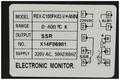 Regulator temperatury; REX-C100; 230V; AC; 0÷50°C; SSR 18 VDC; PT100; termopara B; termopara E; termopara J; termopara K; termopara N; termopara R; termopara S; termopara T