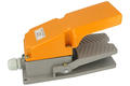 Switch; foot type; LT4 (SFMP-1); ON-(ON); momentary; screw; 1 way; 2 positions; with guard; 10A; 250V AC; YUMO; RoHS; yellow; yellow