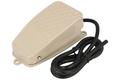 Switch; foot type; TFS-2 (FS-2 aluminium); ON-(ON); momentary; with cable; 1 way; 2 positions; without guard; 10A; 250V AC; IP54; YUMO; RoHS; beige; beige