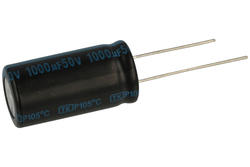 Kondensator; elektrolityczny; 1000uF; 50V; TK; TKR102M1HI25M; fi 12,5x25mm; 5mm; przewlekany (THT); luzem; Jamicon; RoHS