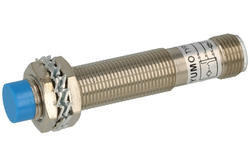 Czujnik; indukcyjny; LM12-3004PAT; PNP; NO; 4mm; 6÷36V; DC; 200mA; cylindryczny metalowy; fi 12mm; 65mm; wysunięty; ze złączem M12-4p; YUMO; RoHS