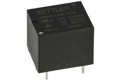 Relay; electromagnetic miniature; AZ943-1CH-12DE; 12V; DC; SPDT; 10A; 277V AC; 10A; 30V DC; PCB trough hole; Zettler; RoHS