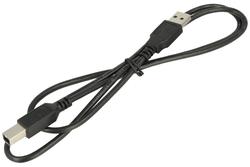 Cable; USB; USBA/B; USB-B plug; USB-A plug; 1m; round; PVC