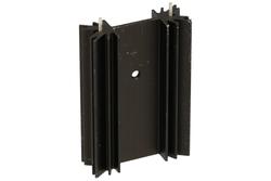 Radiator; SK104/5; z otworem; z 2 pinami do druku; czerniony; 50mm; H; 8,5K/W; 33,6mm; 11,7mm