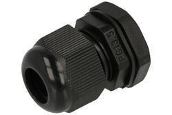 Cable gland; PG13,5.; nylon; IP68; black; PG13,5; 6÷12mm; 20,4mm; with PG type thread; Howo; RoHS