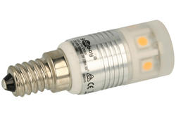 Żarówka; LED; do lodówki; ZLED-E14; E14; rurkowa; biały; ciepła biała; 220lm; 230V; AC; 3W; 300°; 23x71,5mm; Goobay; RoHS