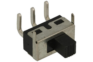 Switch; slide; SS-12D11G5; ON-ON; through hole; angle; R=4,7mm; 2 positions; 1 way; 13,5mm; 6,7mm; 6,4mm; 5mm; 2A; 125V DC; without possibility of screwing; Tactronic
