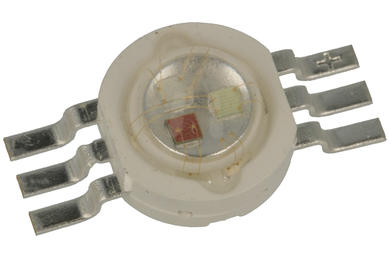 LED; ERGBF71EM8; red; blue; green; 120°; water clear; tricolor (RGB); EMITER; 2,6V; 350mA; 625nm; surface mounted; Honglitronic
