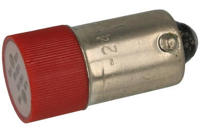 Bulb; LED; S-9LL24-R; bayonet BA9S; red; 24V; AC/DC; AUSPICIOUS; RoHS