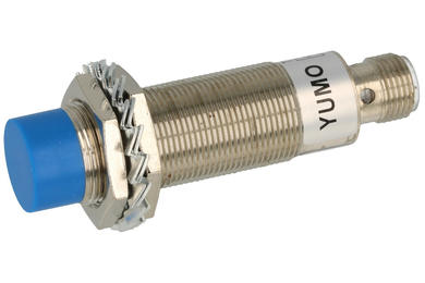 Czujnik; indukcyjny; LM18-3008PBT; PNP; NC; 8mm; 6÷36V; DC; 200mA; cylindryczny metalowy; fi 18mm; 70mm; wysunięty; ze złączem M12-4p; YUMO; RoHS