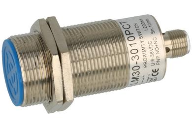 Sensor; inductive; LM30-3010PCT; PNP; NO/NC; 10mm; 6÷36V; DC; 200mA; cylindrical metal; fi 30mm; 68mm; flush type; M12-4p connector; YUMO; RoHS