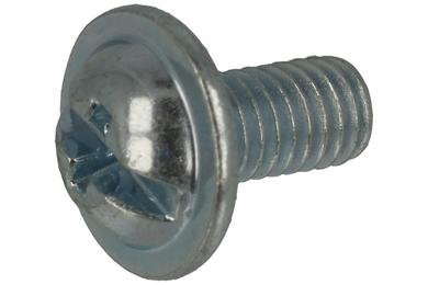 Screw; A-S-M3/8/6; M3; 6mm; 8mm; spherical; philips (+); galvanised steel; flange
