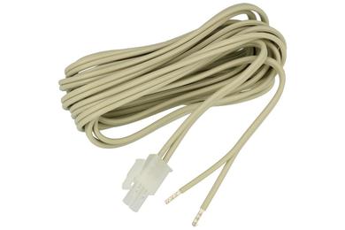 Cable; power supply; B-PSC-2x0,5-3  12430-3120; wires; 3m; white; 2 cores; 0,50mm2; Breve; flat; RoHS