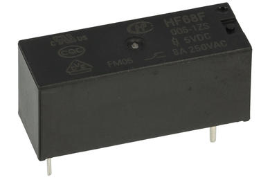 Relay; electromagnetic miniature; HF68F-005-1ZS (JQX68); 5V; DC; SPDT; 8A; 250V AC; 8A; 30V DC; PCB trough hole; Hongfa; RoHS