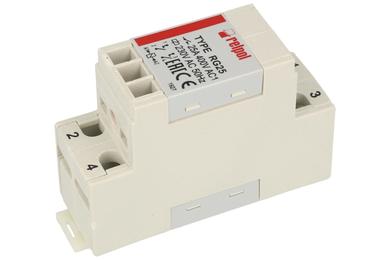 Relay; electromagnetic industrial; instalation; RG25-3022-28-3230; 230V; AC; DPST NO; 25A; 400V AC; 25A; 24V DC; DIN rail type; Relpol; CE