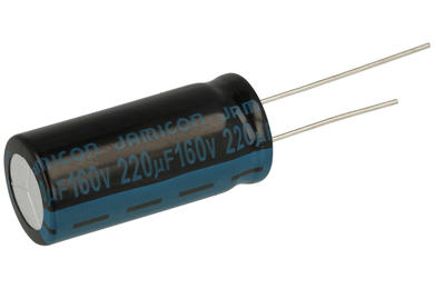 Kondensator; elektrolityczny; 220uF; 160V; TK; TKR221M2CKDFM; fi 16x35mm; 7,5mm; przewlekany (THT); luzem; Jamicon; RoHS