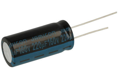 Capacitor; electrolytic; 220uF; 160V; TK; TKR221M2CKDFM; diam.16x35mm; 7,5mm; through-hole (THT); bulk; Jamicon; RoHS