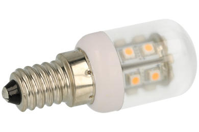 Żarówka; LED; do lodówki; ZLED-E14; E14; rurkowa; biały; ciepła biała; 80lm; 230V; AC; 1,2W; 300°; 11,5x18mm; Goobay; RoHS