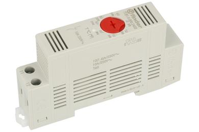 Bimetallic temperature controller; 7T.81.0.000.2403; 250V; AC; 10A; -45÷80°C; mechanical NC; Finder; RoHS; bimetallic; DIN rail mounted