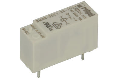 Relay; electromagnetic miniature; RM96-3021-35-1024; 24V; DC; SPST NO; 8A; 250V AC; 8A; 24V DC; PCB trough hole; for socket; Relpol