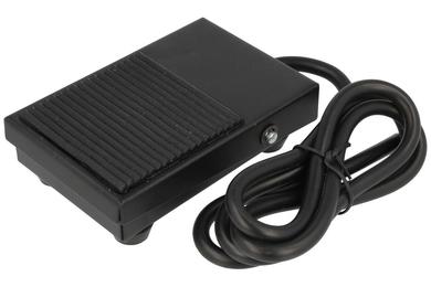 Switch; foot type; FS-1; ON-(ON); momentary; with cable; 1 way; 2 positions; without guard; 10A; 250V AC; IP54; YUMO; RoHS; black; black