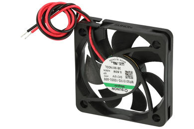 Fan; MF50101V2-1000U-A99; 50x50x10mm; magnetic Vapo; 12V; DC; 0,7W; 18,69m3/h; 25,6dB; 58mA; 4800RPM; 2 wires; Sunon; RoHS; 6÷13,8V; 300mm