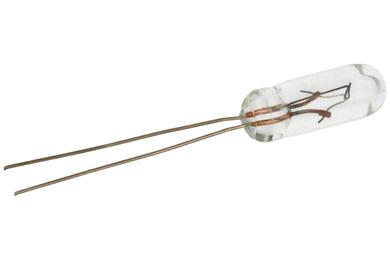 Bulb; ZD-T1-1/4-9345; wire; tubular; white; (warm) 2700K; 75mA; 12V; DC; 0,9W; 4x12mm; Goobay; RoHS