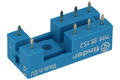 Relay socket; F95.15.2.SMA; PCB trough hole; blue; with clamp; Finder; RoHS; Compatible with relays: 40.52; 40.61; HF115; RM84; RM85; RM94