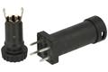 Fuse socket; FPG4 3101.0045; diam.5x20mm; Through-Hole Technology; 10A; 250V AC; Schurter; RoHS