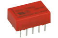 Relay; electromagnetic miniature; EA2-12NU; 12V; DC; DPDT; 0,5A; 125V AC; 1A; 30V DC; PCB trough hole; Nexem; RoHS