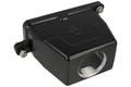 Connector housing; Han A; 09400160414; 16B; metal; straight; for cable; screw; top single cable entry; black; grey; IP68; Harting; RoHS