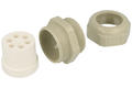 Cable gland; 155um6x6; polyamide; beige; PG29; 6mm; 37,0mm; Pflitsch; RoHS