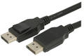Cable; DisplayPort; KDP2xW; 2x 2x RJ45 plugs; 1,8m; black; round