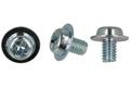 Screw; M4X6/BN4825; M4; 6mm; 9mm; spherical; philips (+); galvanised steel; flange; BN4825; Bossard