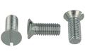 Screw; M5X12/BN373; M5; 10mm; 12mm; cylindrical; slotted; galvanised steel; RoHS