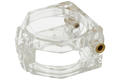 Safety guard; T17 22mm; transparent; plastic; 22mm panel mount; Onpow