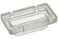 Sealing cover; C-229; transparent; rubber; 24,4x12,7x7,9mm; MR3H series rocker; Canal; RoHS