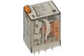 Relay; electromagnetic industrial; 55.34.8.024.0040; 24V; AC; 4PDT; 7A; for socket; Finder; RoHS