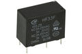 Relay; electromagnetic miniature; HF33F-005-ZS (JZC33F); 5V; DC; SPDT; 5A; 250V AC; 5A; 30V DC; PCB trough hole; Hongfa; RoHS