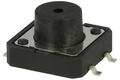 Tact switch; 12x12mm; 7,5mm; TS1201-H4-180-B; surface mount; 4 pins; 4,2mm; OFF-(ON); 50mA; 12V DC; 180gf; KLS; RoHS